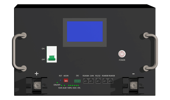 Rakour Energy | LiFePO4 Battery & Energy Storage System Manufacturer — HV & LV Series 51.2V LiFePO4 lithium battery platform series showing 100Ah, 200Ah, 280Ah and 314Ah rack modules