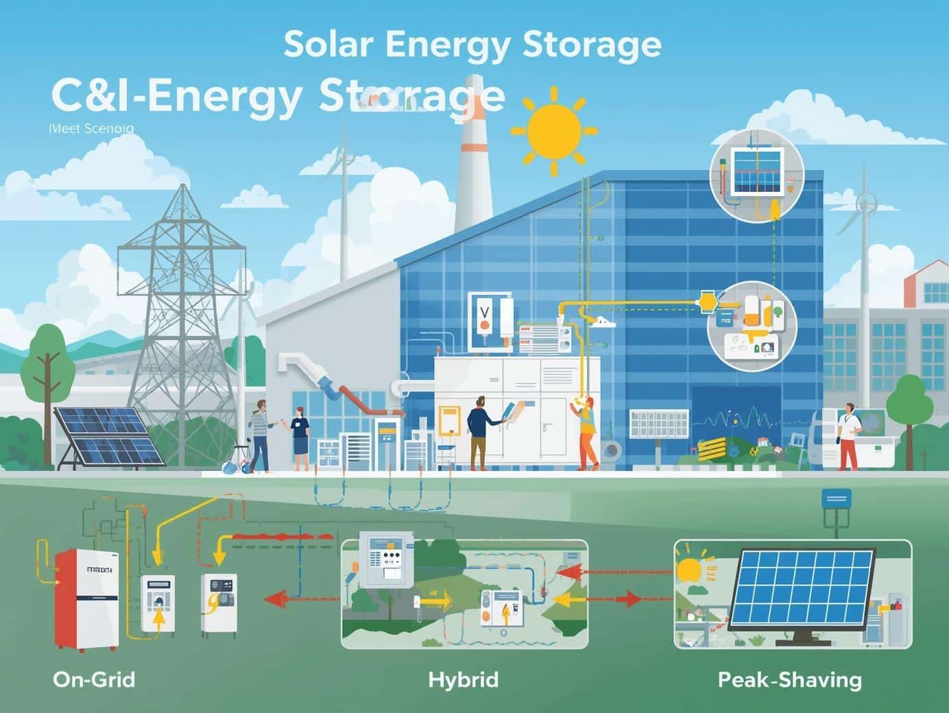 C&I solar energy storage LiFePO4 battery module for commercial and industrial energy storage system