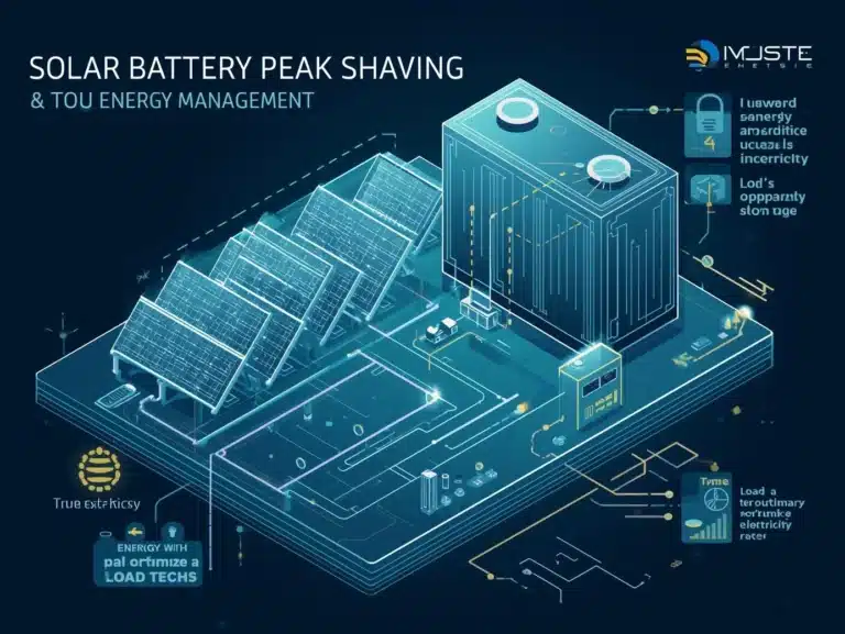Rakour Energy | LiFePO4 Battery & Energy Storage System Manufacturer — HV & LV Series Home energy storage system diagram showing peak shaving and time-of-use energy management with RAKOUR low voltage battery
