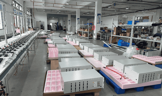 Low voltage battery operating voltage window from 46.4V to 57.6V shown on a charge curve diagram