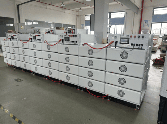 Rack mounted high voltage 51.2V 314Ah battery module used in solar energy storage system