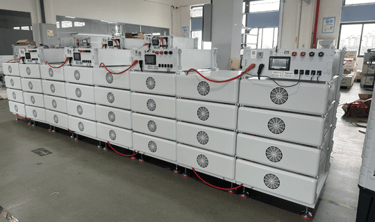 RAKOUR HV rackable 51.2V LiFePO4 battery modules in series for commercial battery storage and high-voltage BESS