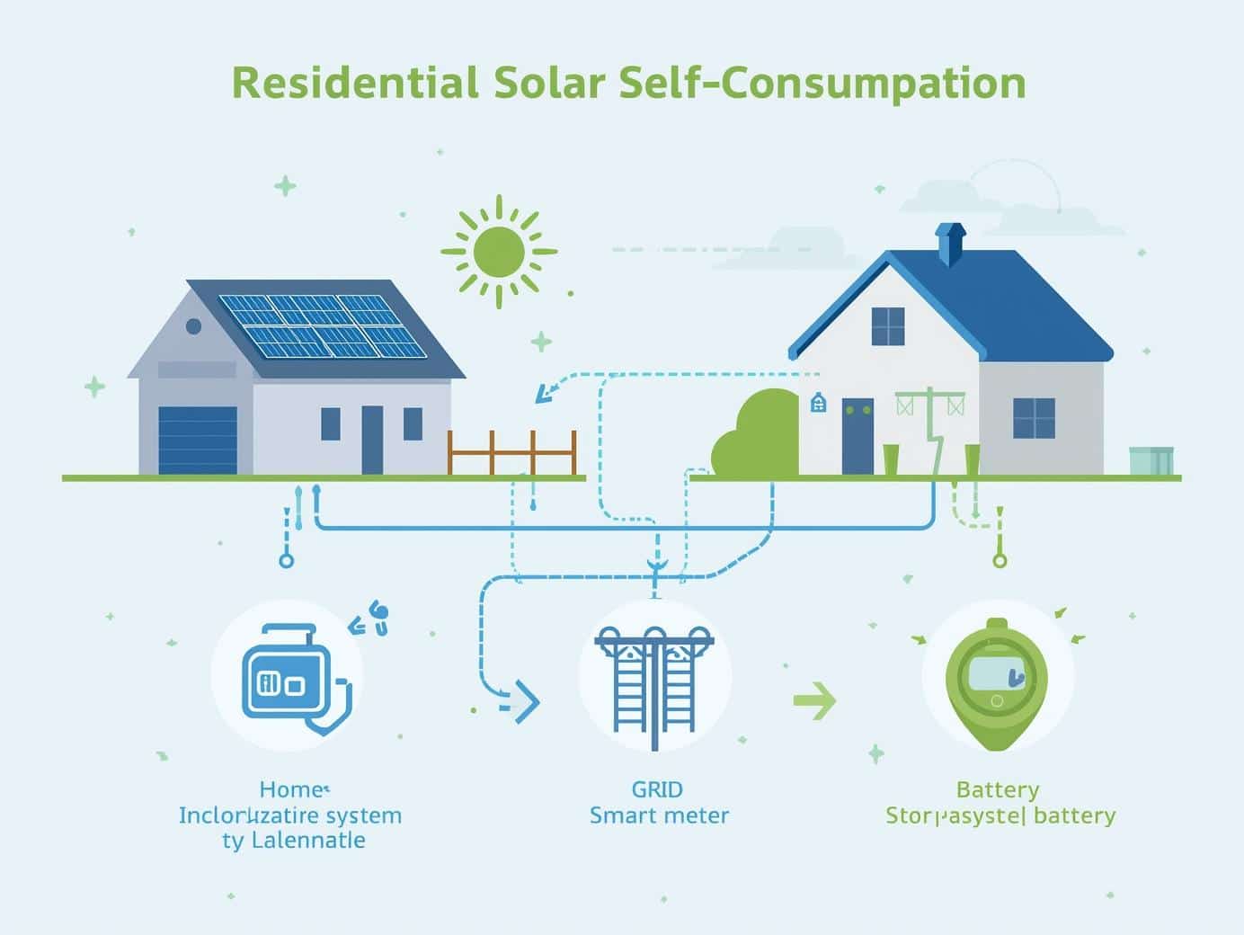 Rakour Energy | LiFePO4 Battery & Energy Storage System Manufacturer — HV & LV Series 51.2V 200Ah LiFePO4 battery storage system for residential solar self-consumption application